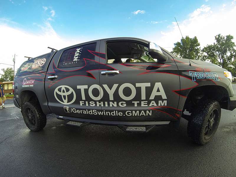 Gerald Swindleâs Toyota Tundra.