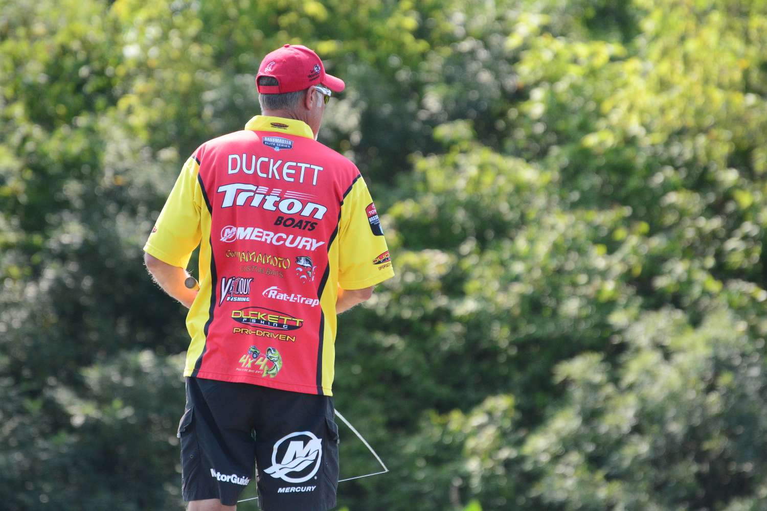 Duckett is encouraged that fish are nipping at his lure. Theyâre not big and theyâre not getting hooked, but at least it shows some movement underneath the water.