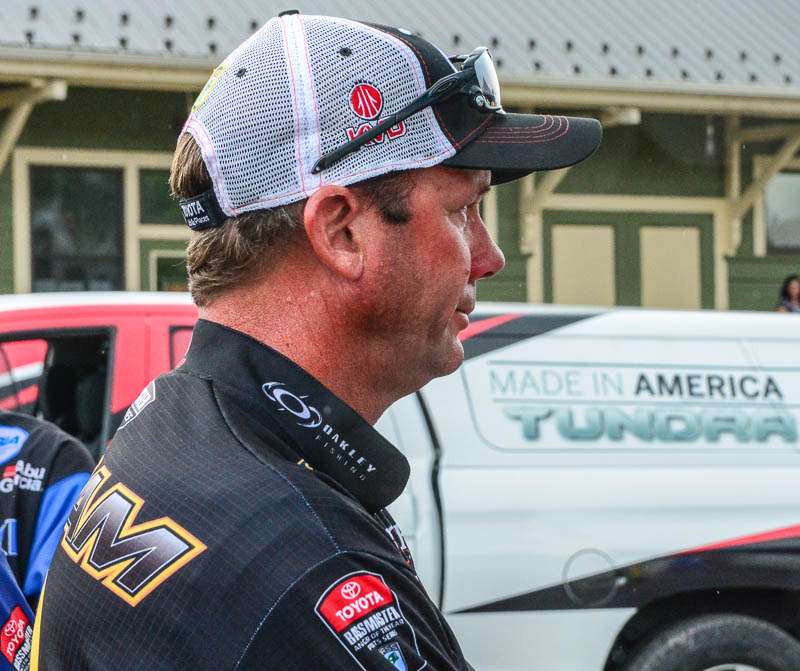 Kevin VanDam waits to see if he has enough to fish again this year.