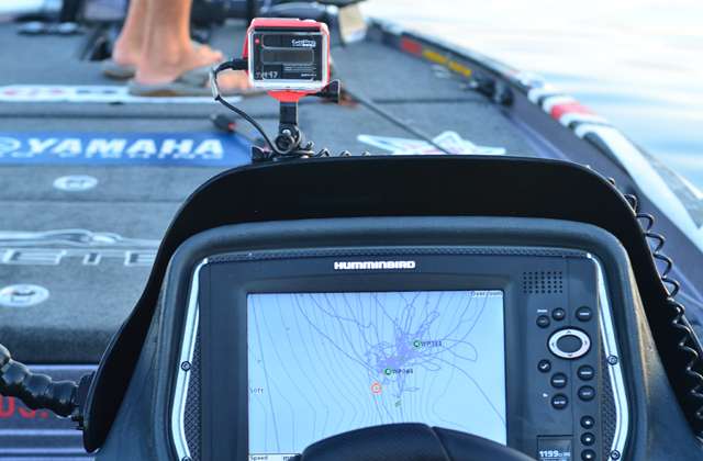Along with the big camera, Palaniuk had an array of GoPro cameras on his boat.