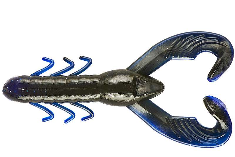 YUM
Christie Craw
Ever the power fisherman, Jason Christie has made a craw to his exacting specifications: big action from two pincers and a body lined with legs that'll easily slip into heavy cover behind a big chunk of tungsten.