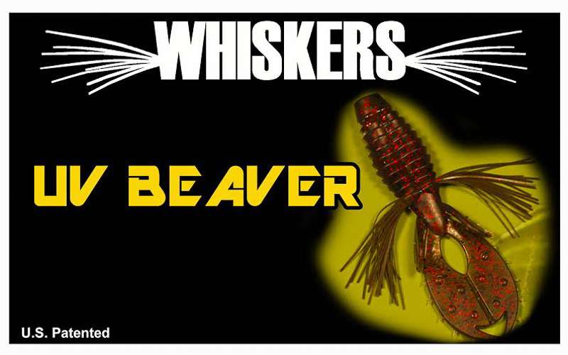 Tightlines
UV Beaver Whiskers
Again, before you judge you need to see Tightlines' Whiskers line of baits in the water. The whiskers add a whole new action to traditional plastic styles.