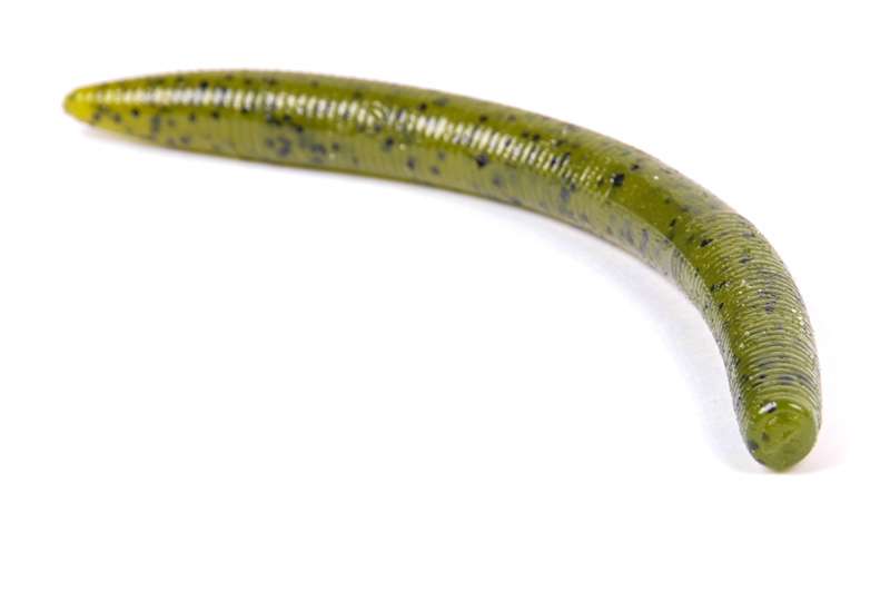 Kalin's
Wac-O-Worm
This soft stickbait is about as loaded with salt as soft stickbaits gets, which means it casts a long way and has all kinds of shimmying action when Texas rigged and falls at a good rate when wacky rigged. 