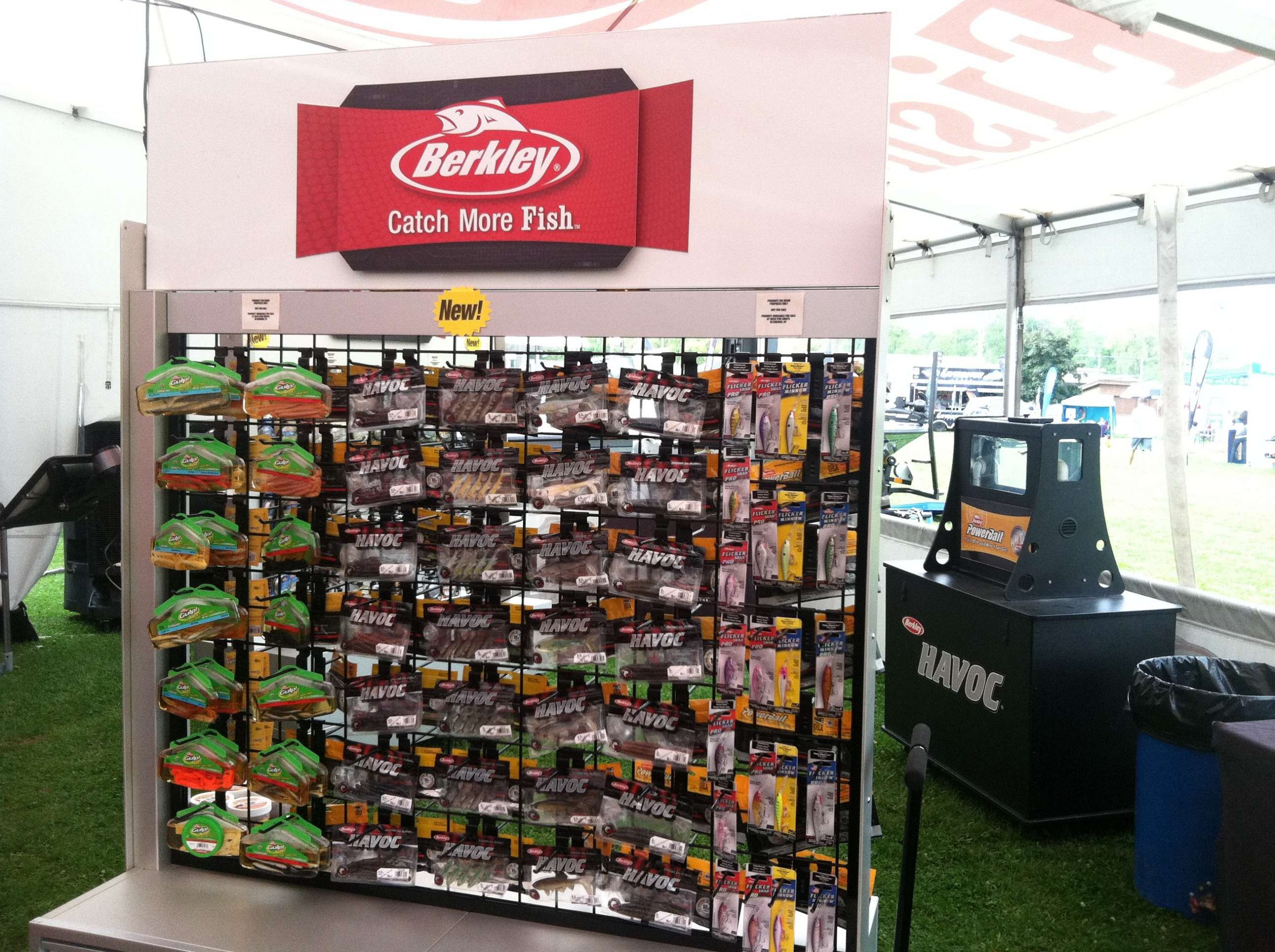 Stop by the Berkley booth and see all the latest in fishing line. 