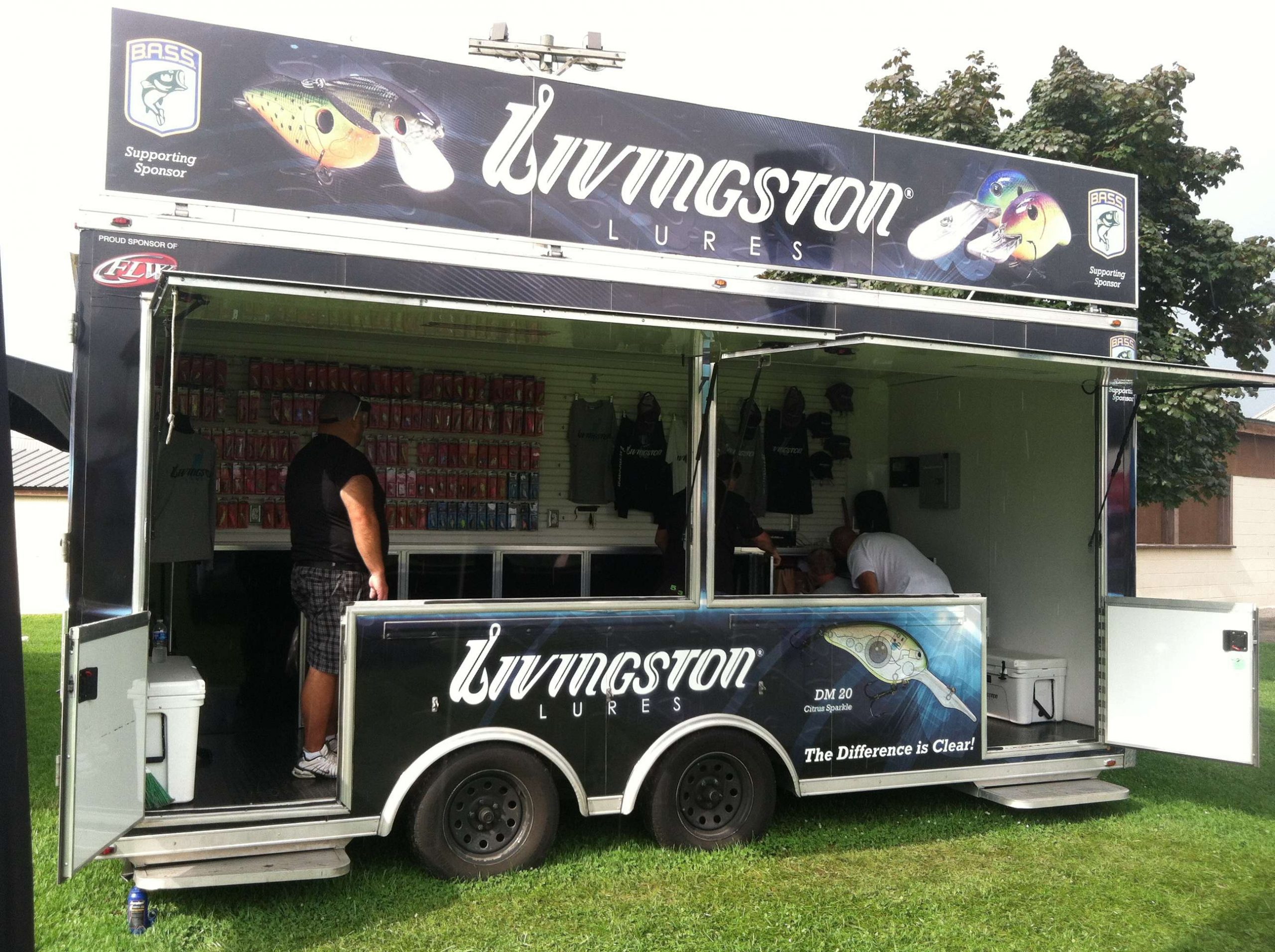Livingston Lures are here for the party. 