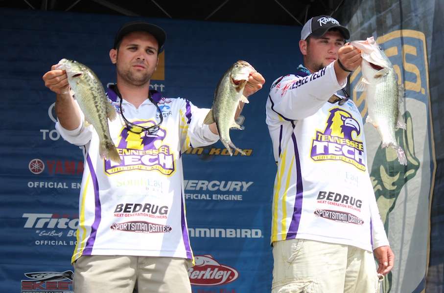 Robert Giarla and Bentley Manning of Tennessee Tech University sit in 4th with 21-3 for two days. 
