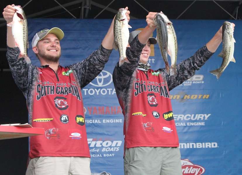 Patrick Walters and Gettys Brannon of University of South Carolina finish 8th with 19-3. 