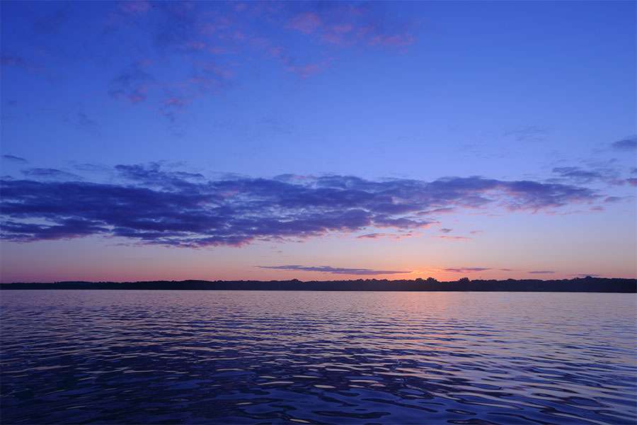 Day 4 began with a beautiful Cayuga Lake sunrise. 