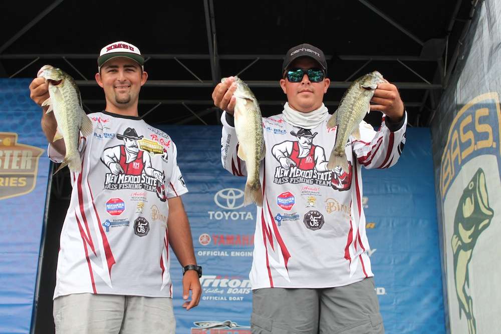 Tanner Cooper and Memo Nunez of New Mexico State University finish 5th with 25-8 for three days. 