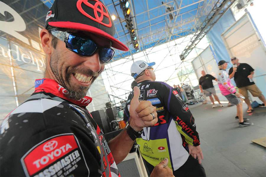 Iaconelli is happy with what he caught today.