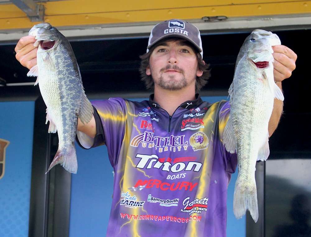 Zach Parker tips the scales at 10-13. 