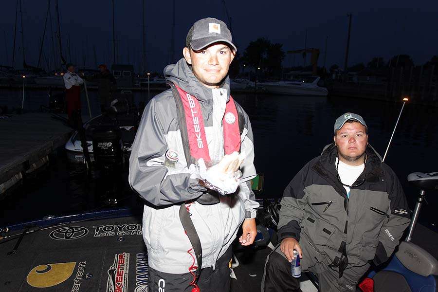 Jordan Lee is all set for a day ahead on Lake Champlain. 