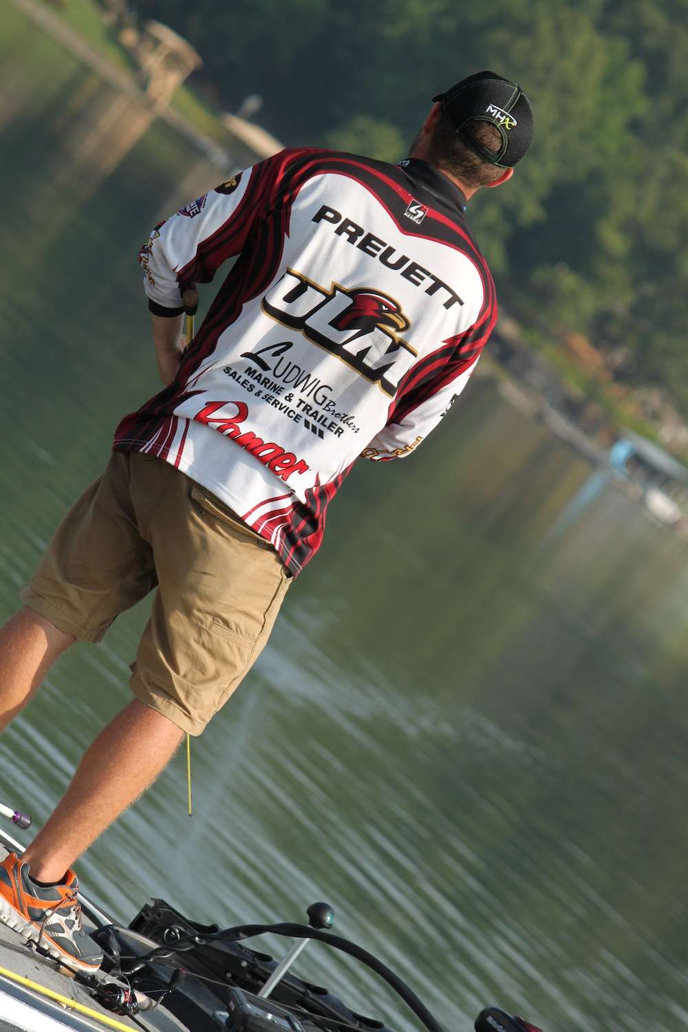 Preuett continues to work his topwater. 