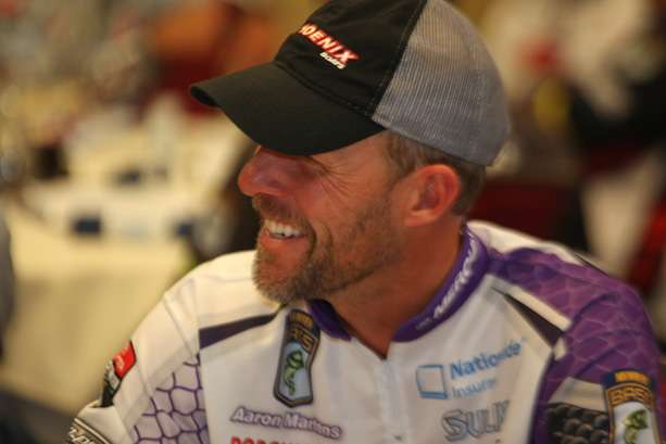 Defending Toyota Bassmaster Angler of the Year Aaron Martens is only one point behind in the standings to â¦