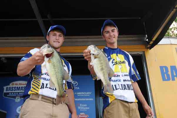 Michigan high school anglers Stephen Shaffer and Danny Sprague (52nd, 5-3)