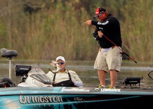 The second tournament of the year on St. Johns River saw Powroznik finish in 15th place with 53 pounds even.