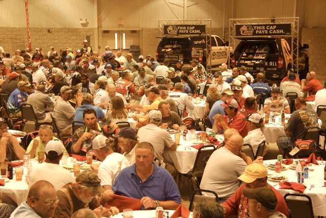 It was awesome to see a huge conference center room filled with Bonus Bucks folks from all over America, all with the shared passion of bass fishing and a loyal love of their Toyota tow vehicles.
