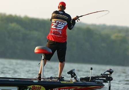 Anglers can fish ledges with crankbaits.