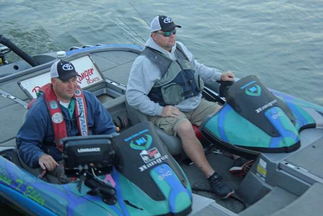 Troy Mims and Brian Elder of Georgia are ready to get the job done on Kentucky Lake.