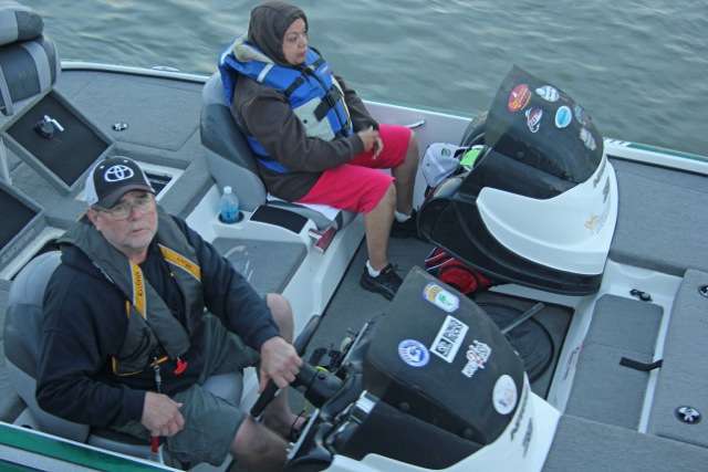 Avid anglers John and Vivian Pendleton traveled from Florida to participate. 