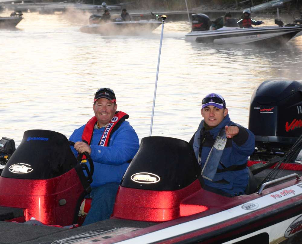 Peter DeMoya of New Hampshire will share his boat on Day 1 with Ernesto Gonzalez Garcia of Spain.