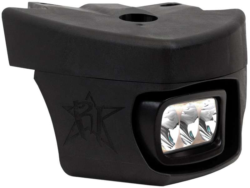 Rigid Industries
Trolling Motor Mount Light
Rigid is listening to the bass fishing market and working to fill voids in anglers' needs. In this case, this light replaces the front part of a Minn Kota Fortrex trolling motor.  