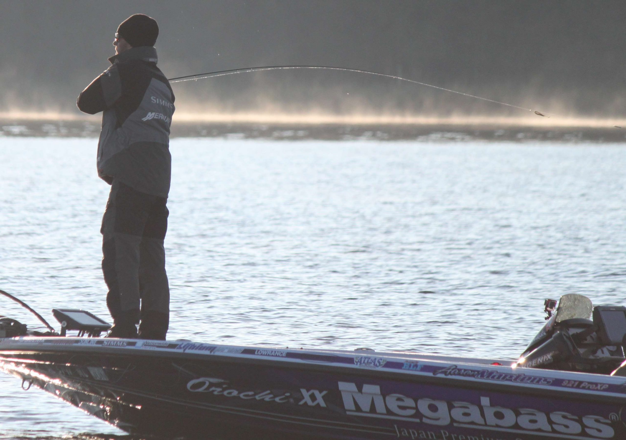 Aaron Martens loads up another cast. 