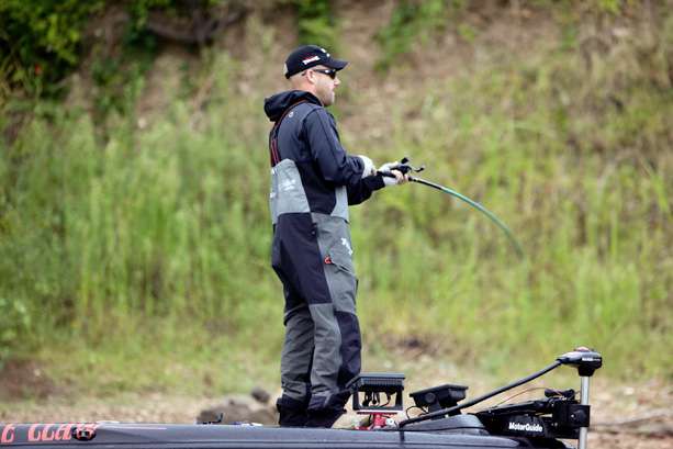 Brent Chapman is one of several Elite Series pros fishing Bass Pro Shops Central Open #3 presented by Allstate