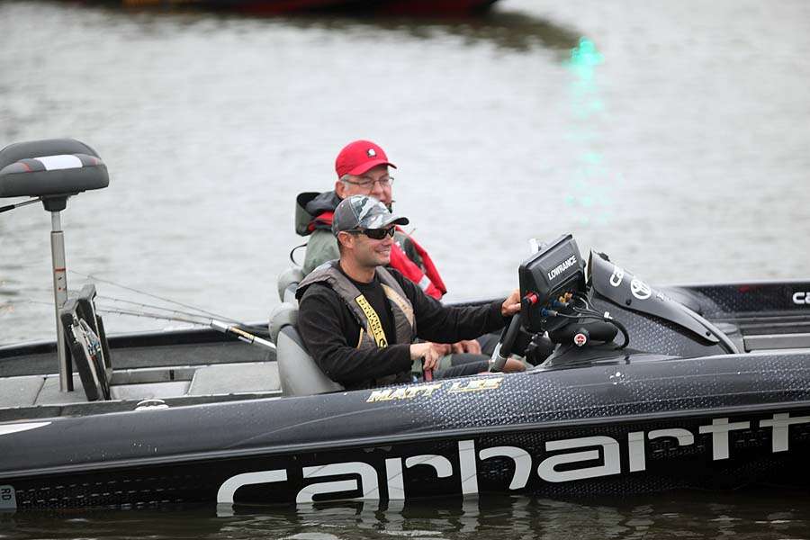And Matt Lee just wants to crack the top 12 and stay one more day on the Arkansas River.