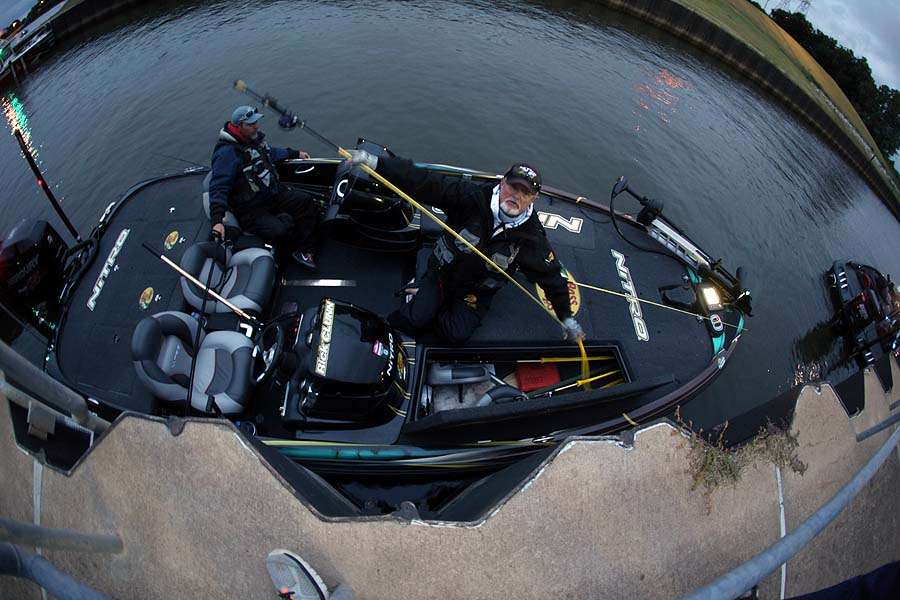 Rick Clunn unsheathes his rods for a run at what can be, if he wins, a 33rd appearance in the Bassmaster Classic.