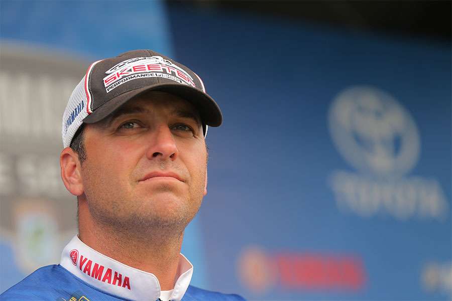Todd Faircloth is only 10 points behind leader Greg Hackney in the Toyota Bassmaster Angler of the Year race.