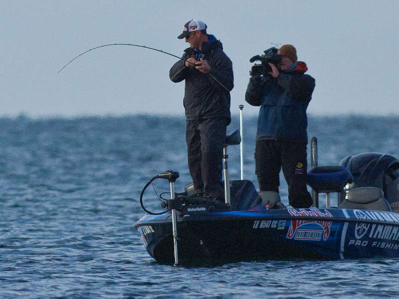 Follow along with Todd Faircloth as he takes on Day 1 of the Toyota Bassmaster Angler of the Year Championship.