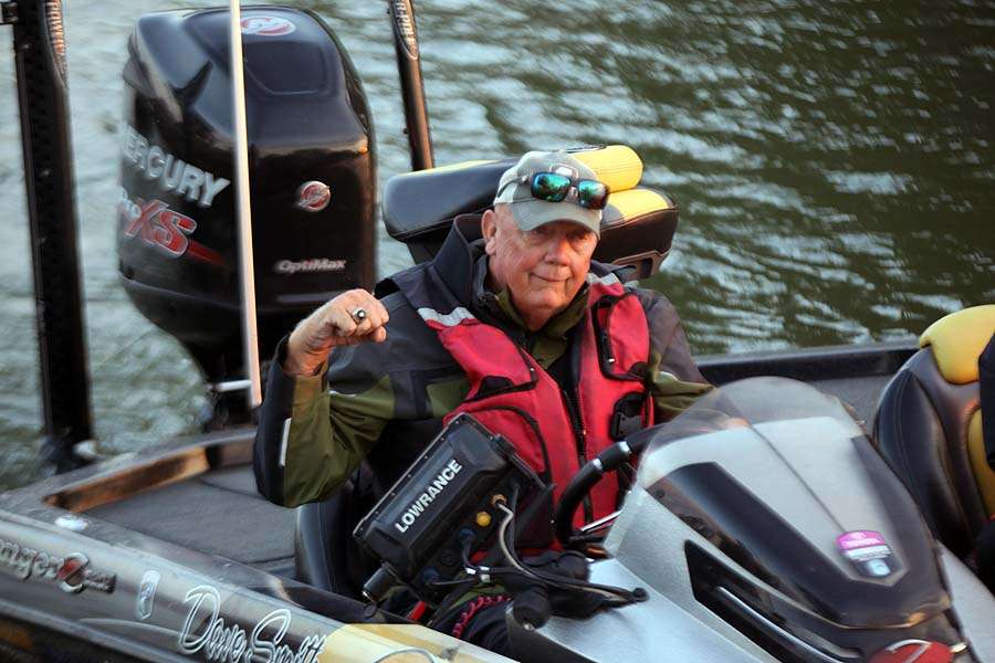 Dave Smith is pumped about the chance to catch another 17-pound limit of smallmouth. 