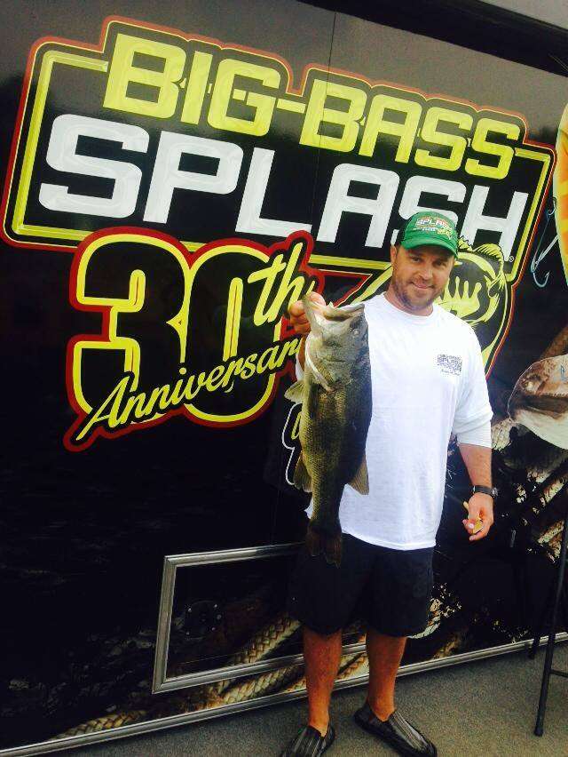 Robert Garver of Stilwell, KS took 5th place overall with this 6.66 pound bass.