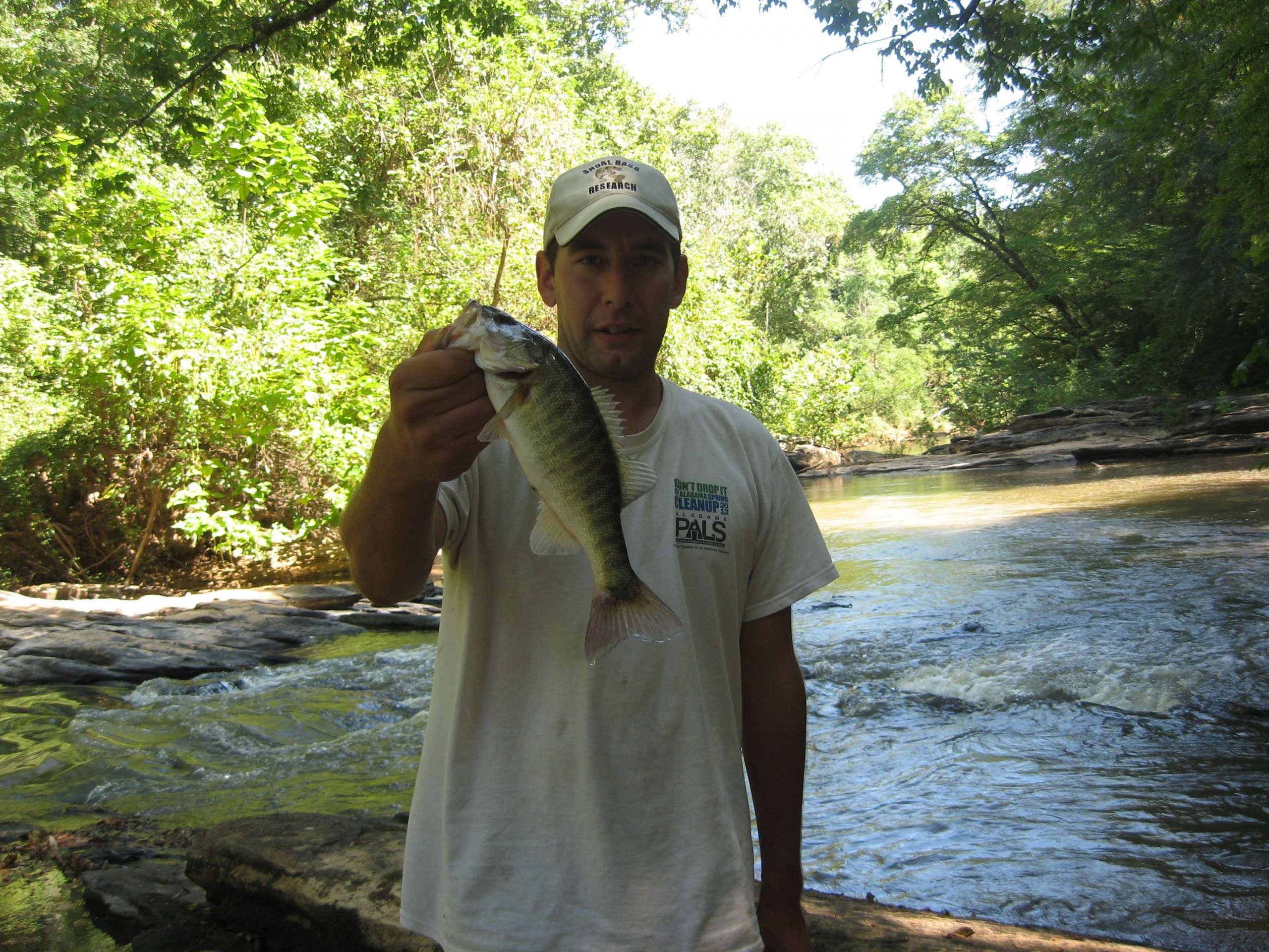 Shoal bass were part of his first expanded slam, in which he caught shoals in Alabama, Georgia and Florida.