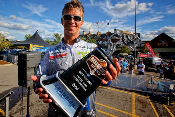 In addition to the new hardware, Pipkens won a berth in the 2015 Bassmaster Classic.