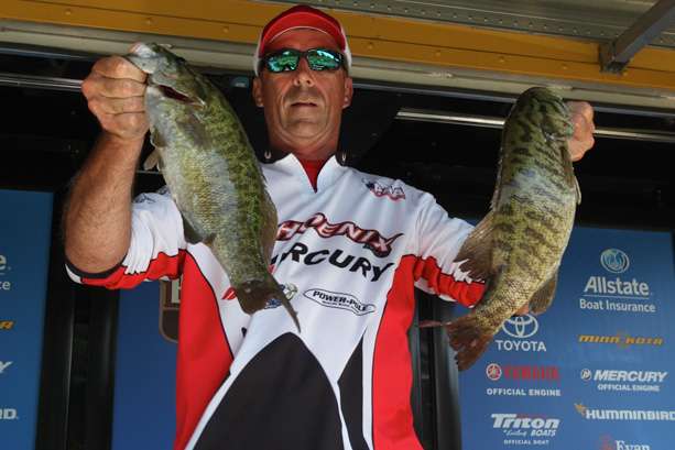 Jimmy Hayes, co-angler (75th, 15-0)