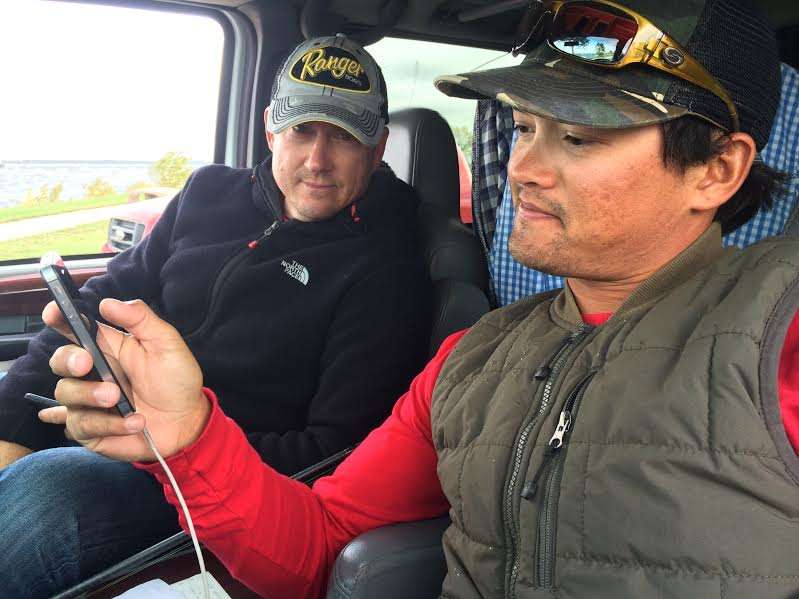 Skeet Reese has the hair on lock-down, and Zaldain looks like he might be formulating a getaway plan.