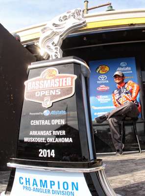 Jordan Lee spent awhile on the hot seat with the early lead. Lee finished 4th with 39 pounds, 7 ounces. 