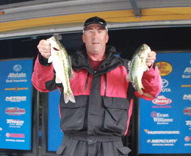 Jimmy Hayes, co-angler (3rd, 12-3)