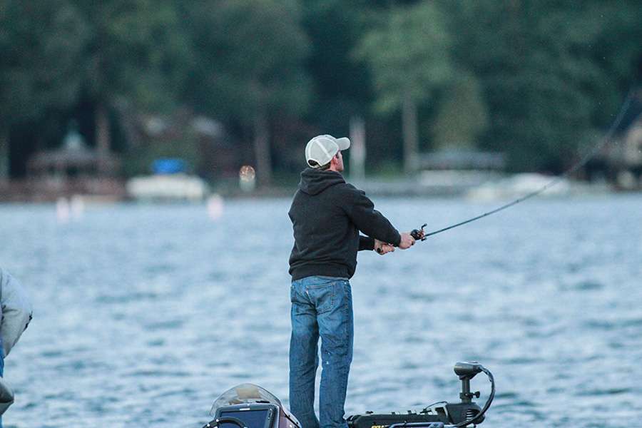 On Day 3 of the Southern Open on Lake Norman, we started with Shane Lehew who began his day within sight of Blythe Landing.