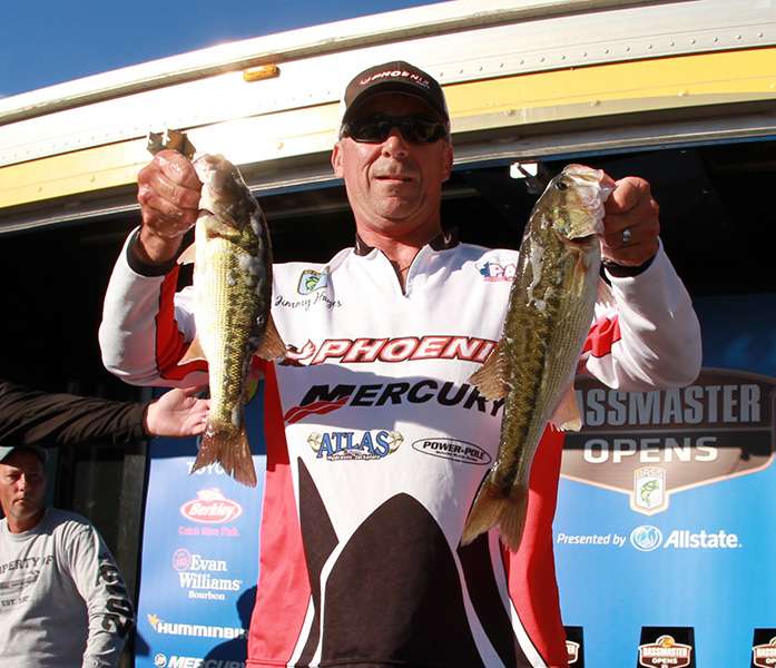 Jimmy Hayes, co-angler (3rd, 17-6)
