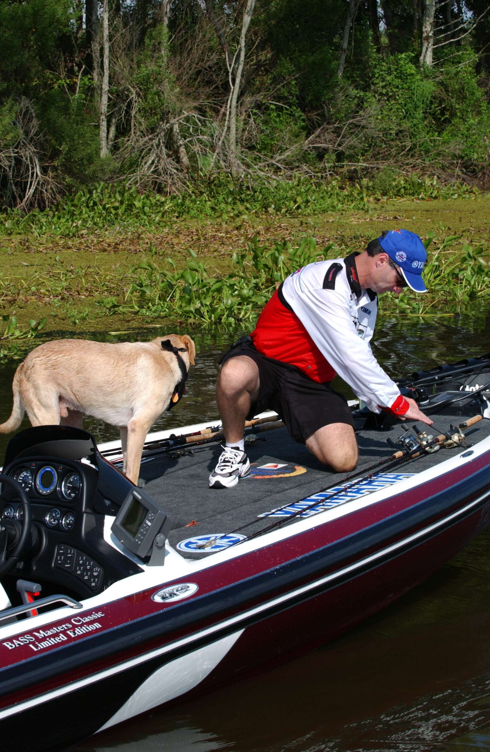 In 2003, he was known as the angler who would fish with his Labrador Barkley.

