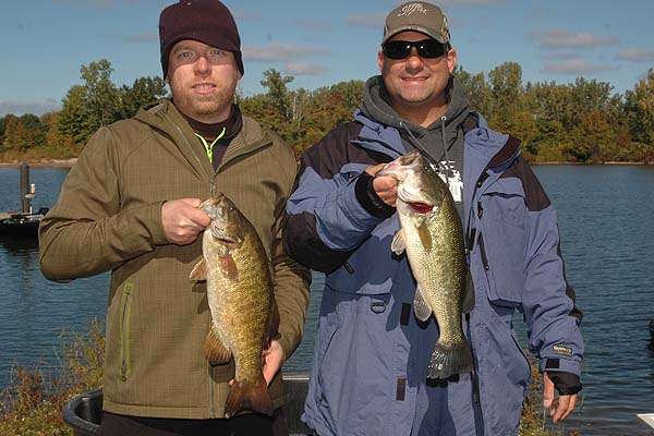 Mike Nelson and Chris Odem took the early lead with a smallmouth and a largemouth that weighed 7.19 pounds. They finished in fourth place.