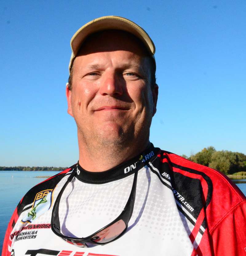 Doug Brownridge of Ontario is a member of the Mississauga Bassmasters, and this is his first BNC. He works in his family business as a greenhouse grower. And what does he do in his spare time? 
