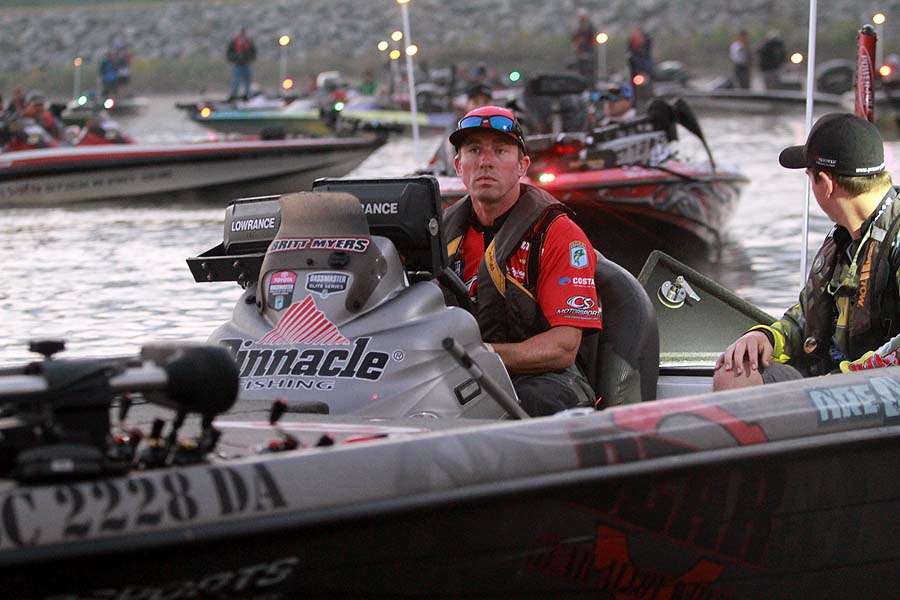 Britt Myers is in a late flight this morning, meaning heâll gain fishing time later in the day. 