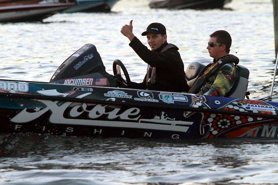 While Carl Jocumsen plans to finish his already strong season with a productive day on the lake.
