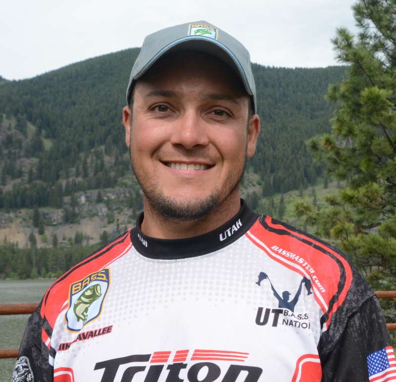 Mike Lavallee of Utah is a big fan of the outdoors. He's into hunting elk, riding four-wheelers, riding dirt bikes and camping. He also likes to pimp out trucks. Lavallee is a member of the Top of Utah Bass Anglers, and this will be his first trip to the championship.