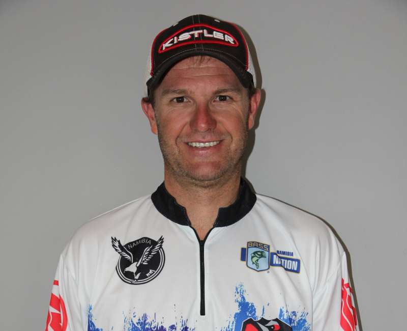 Max Pieper is the first angler ever to represent Namibia in the B.A.S.S. Nation Championship. The country joined the B.A.S.S. Nation earlier this year, along with Australia and Portugal. Pieper is the director of a lighting sales agency. For fun, he goes hunting, kite surfing and mountain biking.