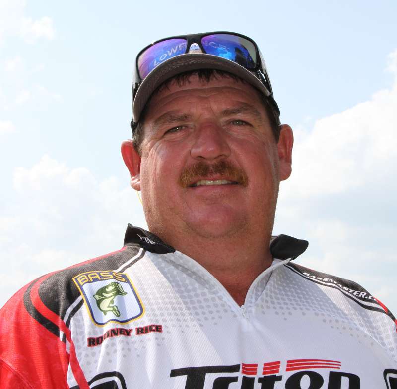 Rodney Rice of Virginia is a member of the Morning Run Bassmasters. He'll be making his first appearance at the BNC this November. He's a field operations supervisor, and he likes coaching basketball and working on his family's farm.